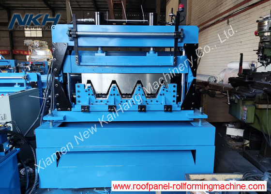 TR137/TR153/TR155 Floor Deck Height Rib Floor Deck Roll Forming Machine With Stacker For Metal Deck Panel