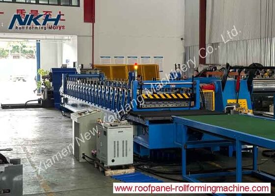 High Speed Roof Panel Roll Forming Machine with Stacker Roof making machine