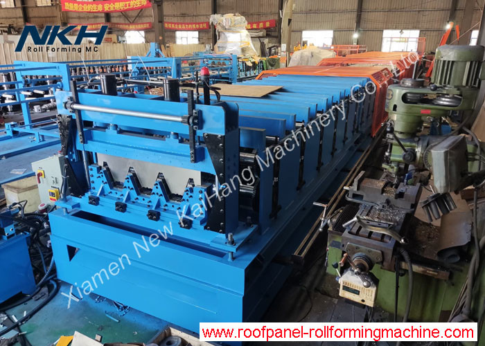 TR137/TR153/TR155 Floor Deck Height Rib Floor Deck Roll Forming Machine With Stacker For Metal Deck Panel