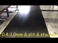 0.4-1.0mm slit & cut to length & pneumatic stacker