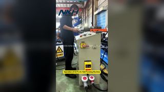 Λειτουργία της μηχανής διαμόρφωσης ρολού CZ Purlin